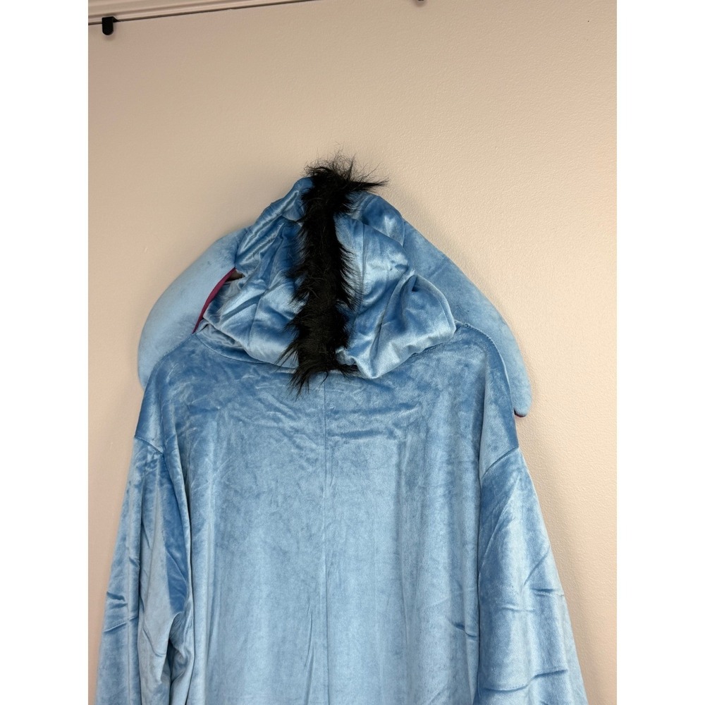 Disney Winnie the Pooh Eeyore Jumpsuit Costume Pajamas Blue L/XL - Picture 10 of 14